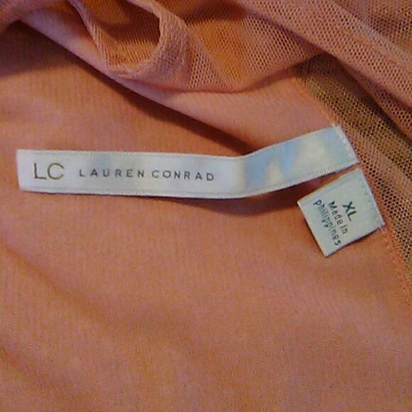 L C Lauren Conrad Pleated Polka Dotslined skirt, - Picture 6 of 14